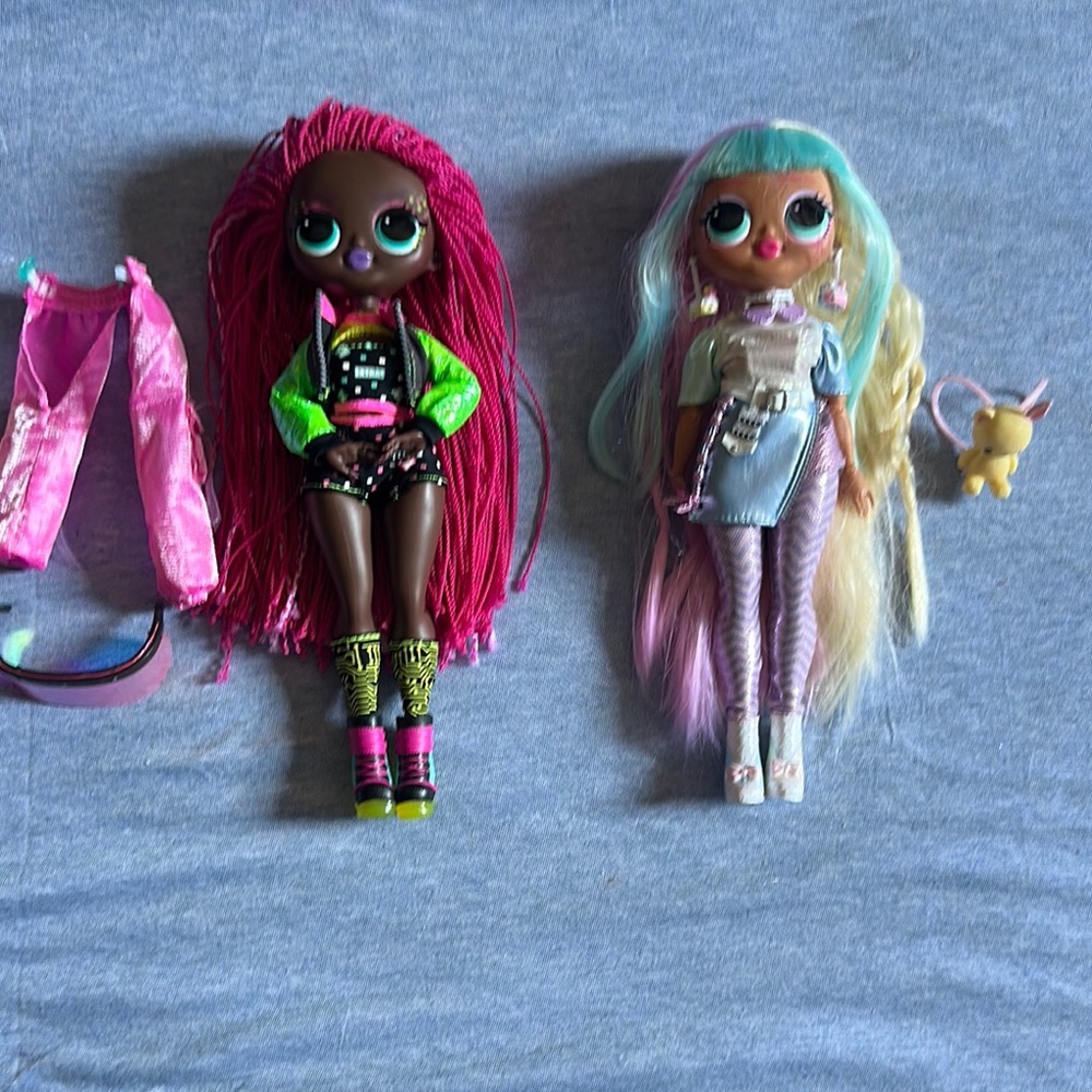 LOL Dolls (Large) with Pink and Blue Hair